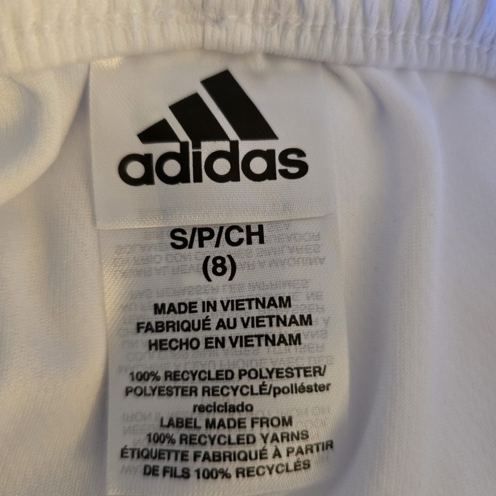 Adidas White Sports Shorts - Picture 3 of 4